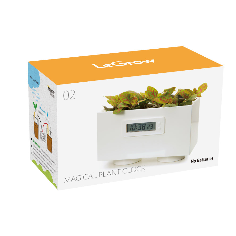 LeGrow Plant Power Generation Clock【Science Toys】