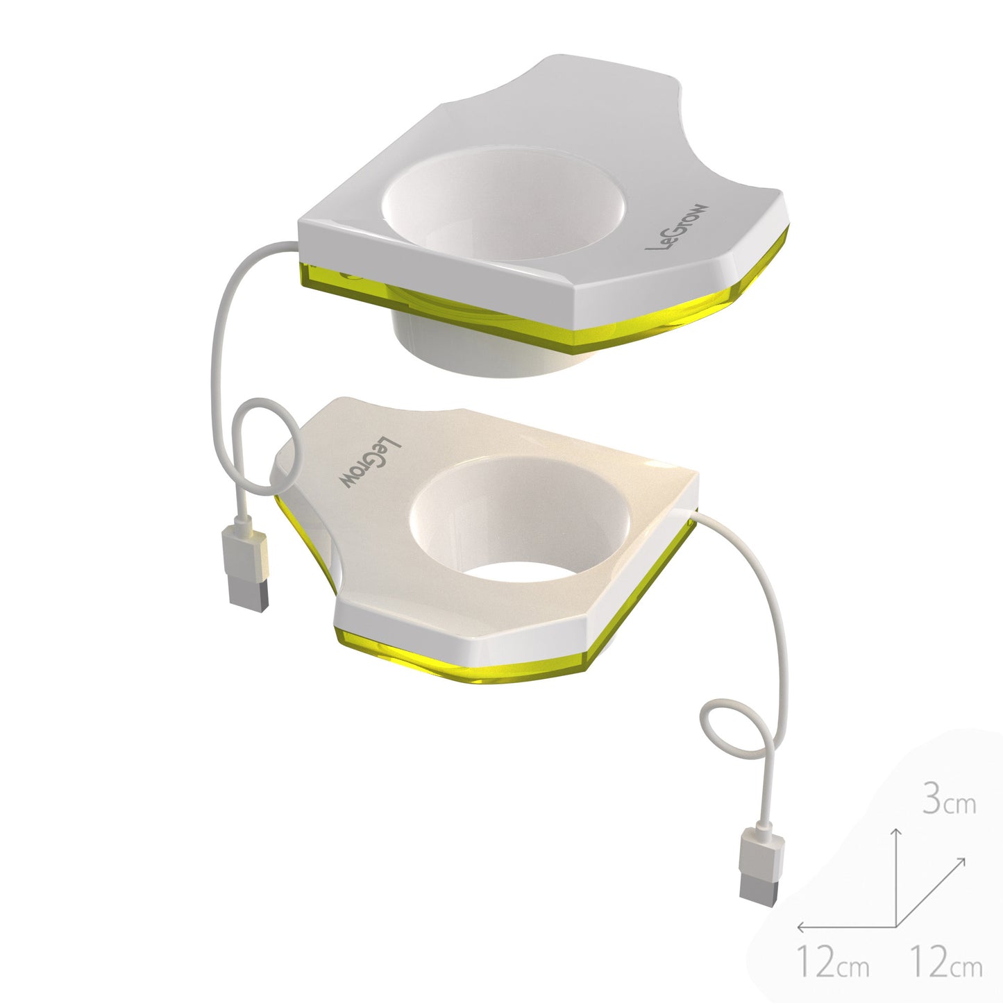 LeGrow Grow Light with Automatically Timer for Indoor Gardening, 2 Count