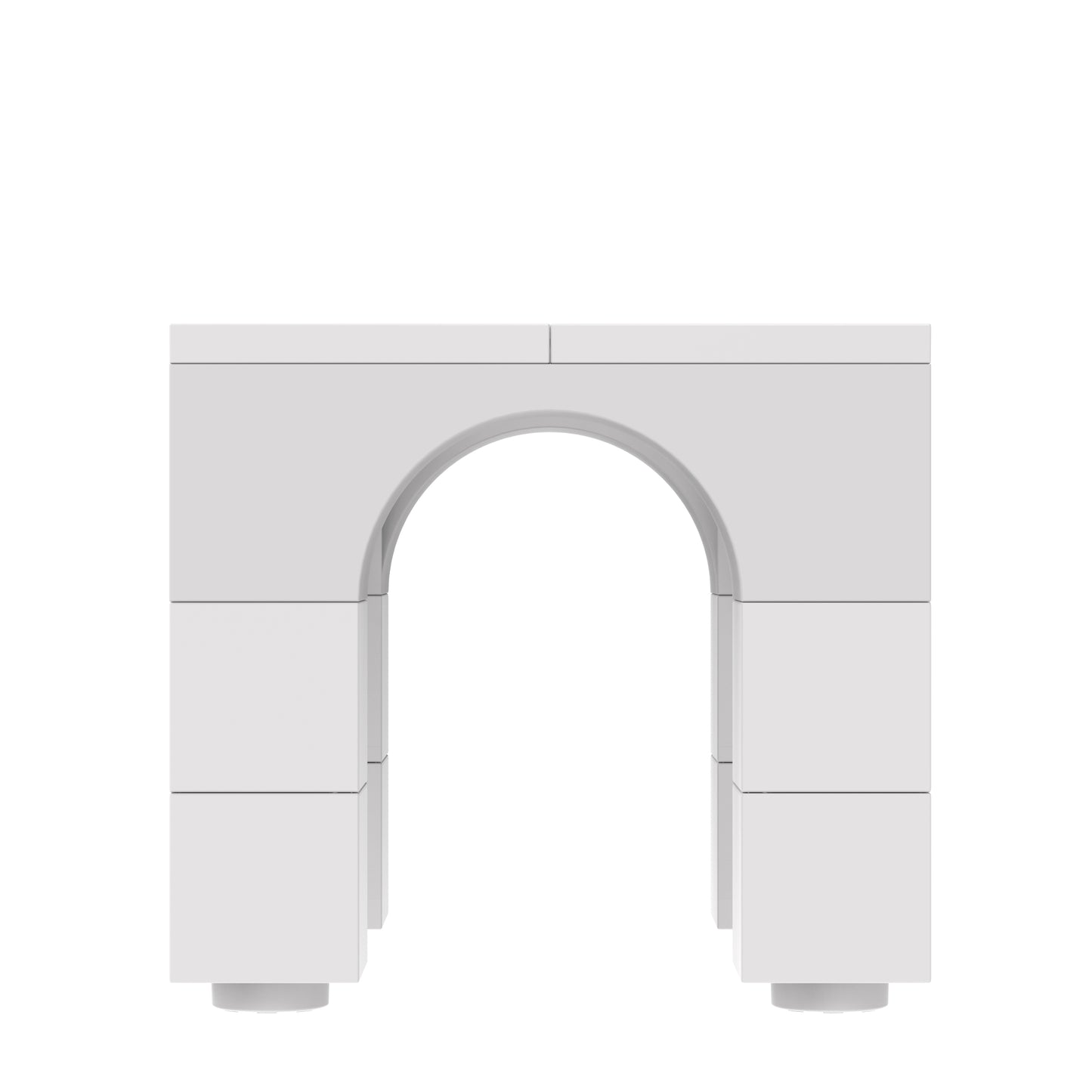 【3d printing parts 】Square round arch top