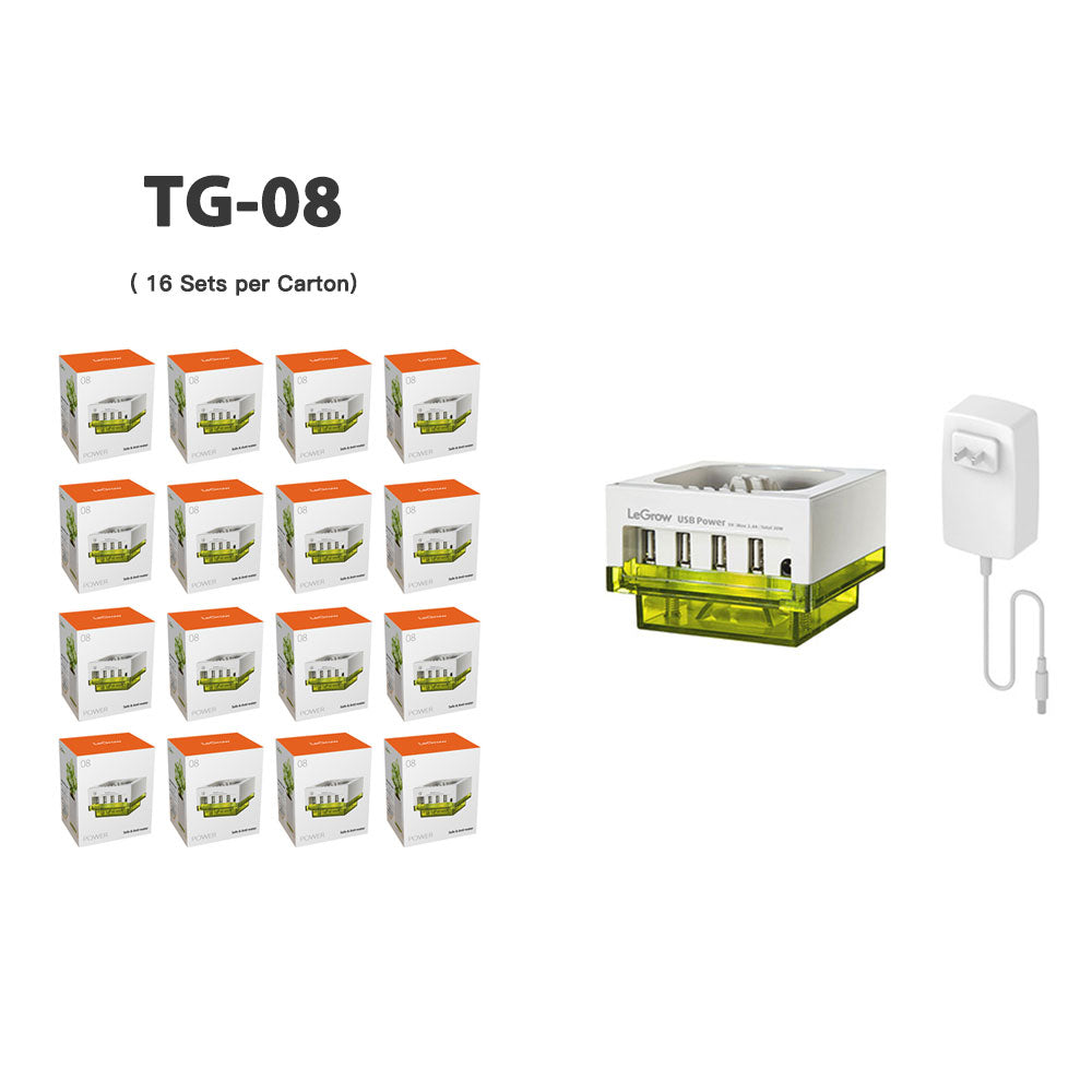 LeGrow 4-Port USB Power Supply with Local Adapter Plug | Wholesale Carton (16 Units)