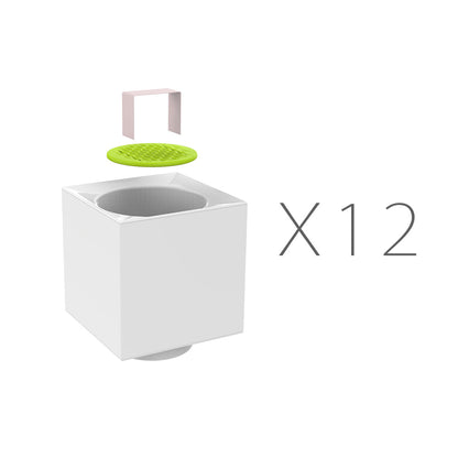 LeGrow Standard Pot | Corrugated Bin Box, 12 Count