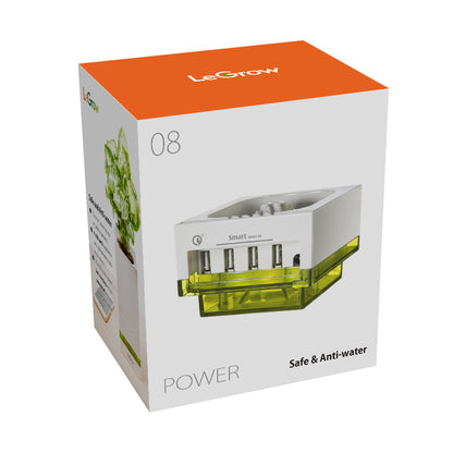 LeGrow Safe Power Supply with 4-port USB, Global Adapter Plug